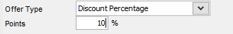 offer type discount percentage