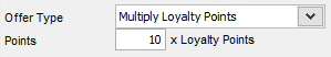 offer-type multiply loyalty-points