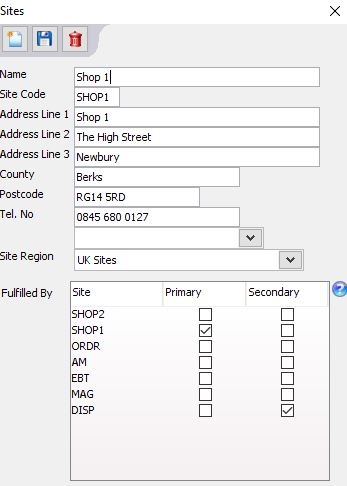 stock fulfilment locations